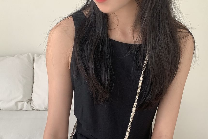 Chain Crossbody Heart Quilted Bag Strap