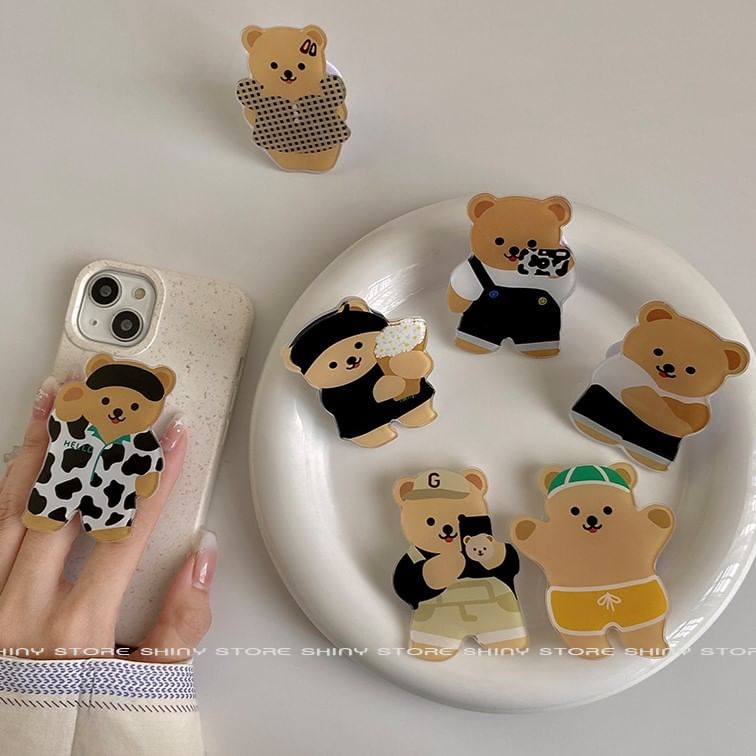 Dalmatian Bear Phone Stand