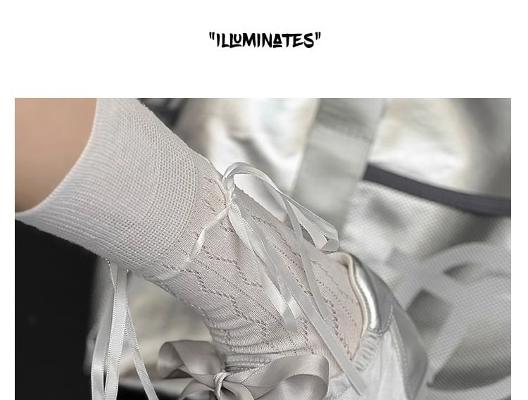 Bow Lace-Up Sneakers