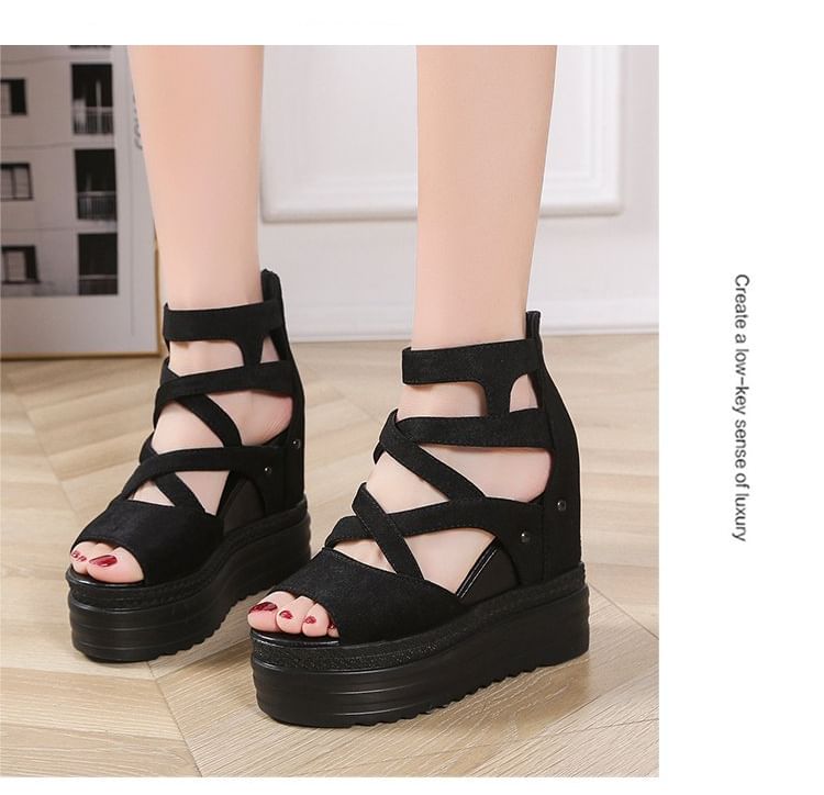 Wedge Sandals Plain Platform