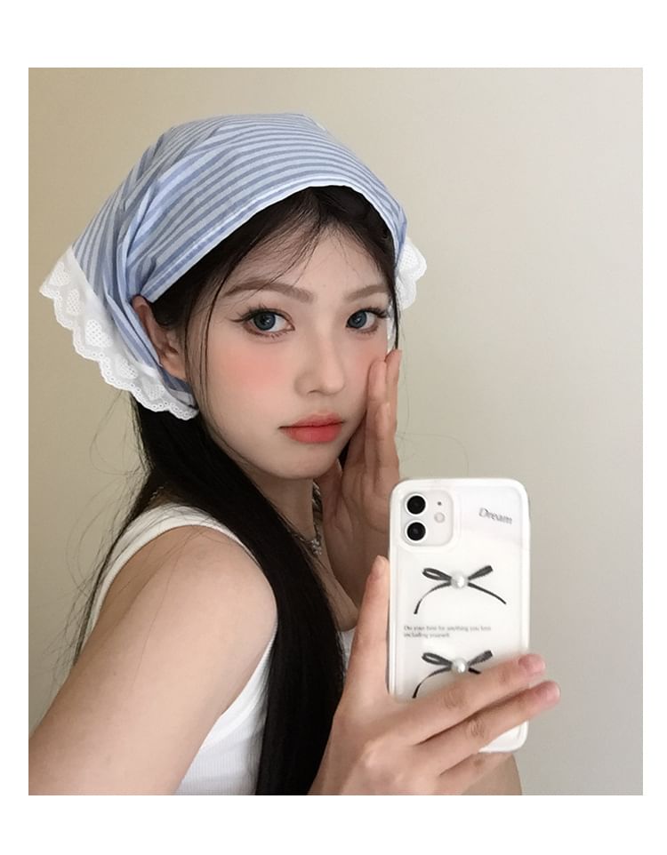 Triangle Head Trim Designs) Lace (Various Scarf