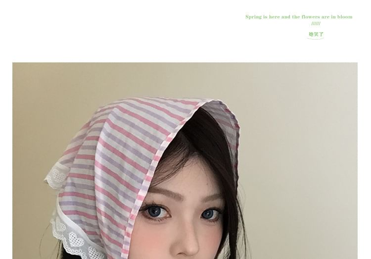 Triangle Head Trim Designs) Lace (Various Scarf