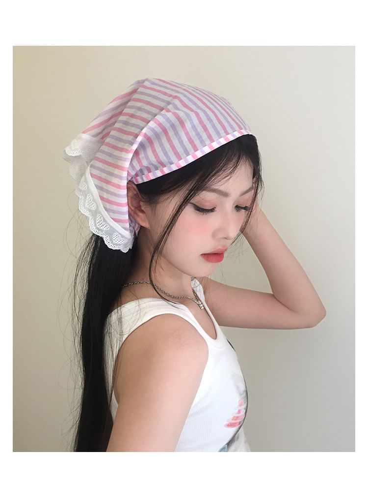 Triangle Head Trim Designs) Lace (Various Scarf