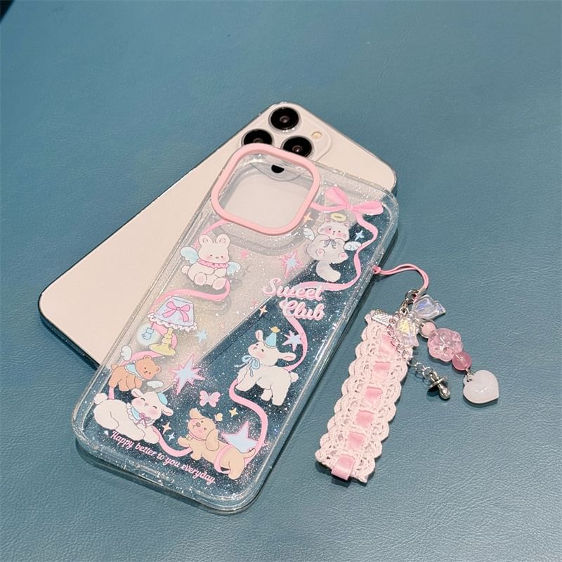 Animal Glitter Phone Case - iPhone 15 Pro Max / 15 Pro / 15 / 14 Pro Max / 14 Pro / 14 / 13 Pro Max / 13 Pro / 13 / 12 Pro Max / 12 Pro / 12 / 11