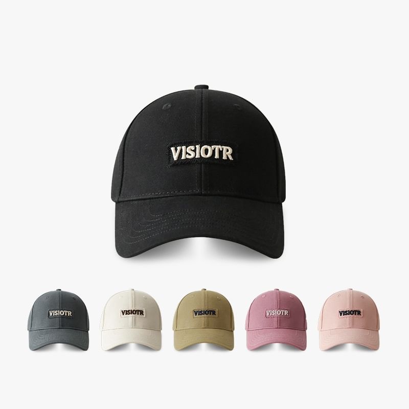 Embroidered Lettering Cap Baseball