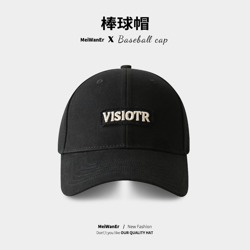 Embroidered Lettering Cap Baseball
