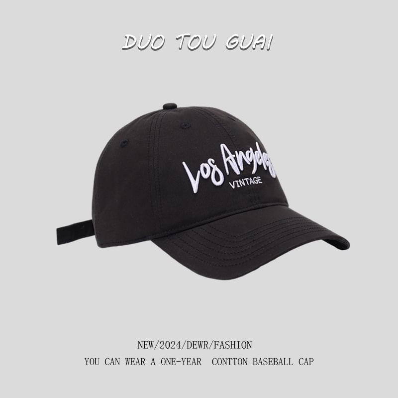 Embroidered Baseball Lettering Cap