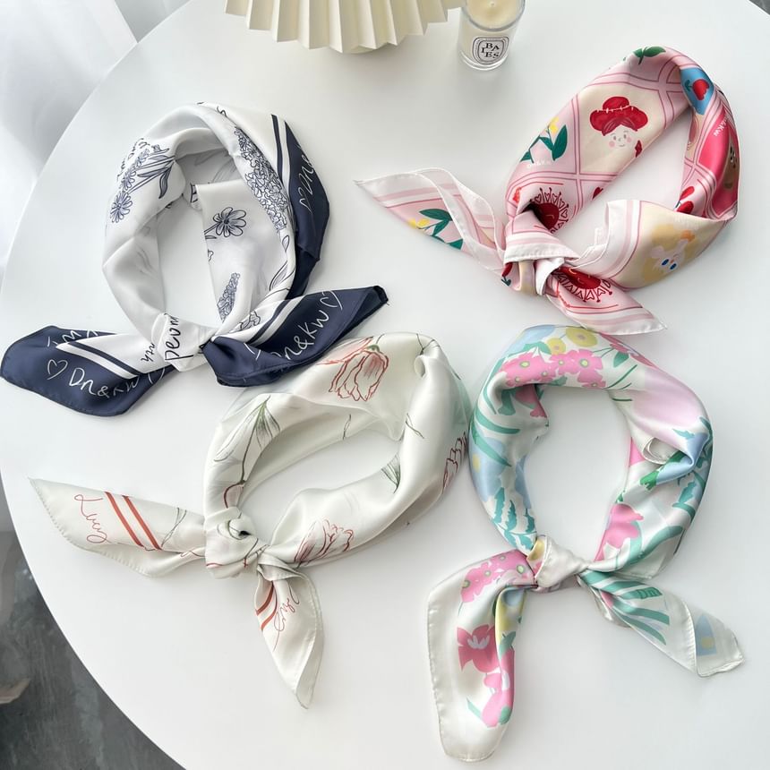 Print Neckerchief Floral