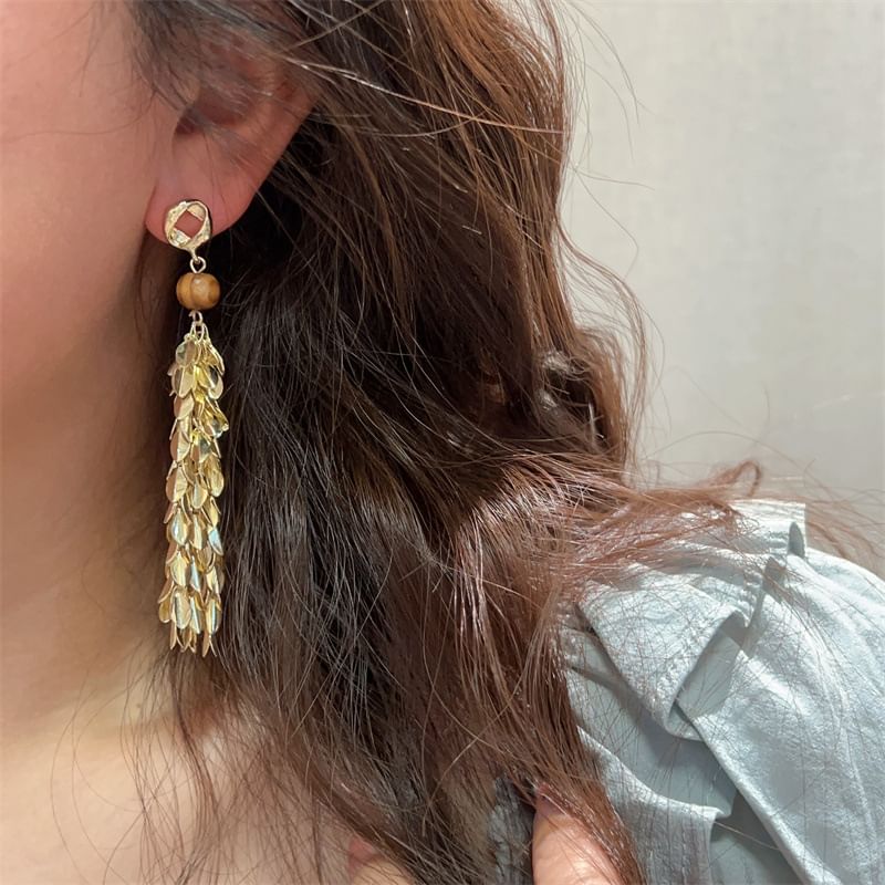 Wheat Chandelier Alloy Earring