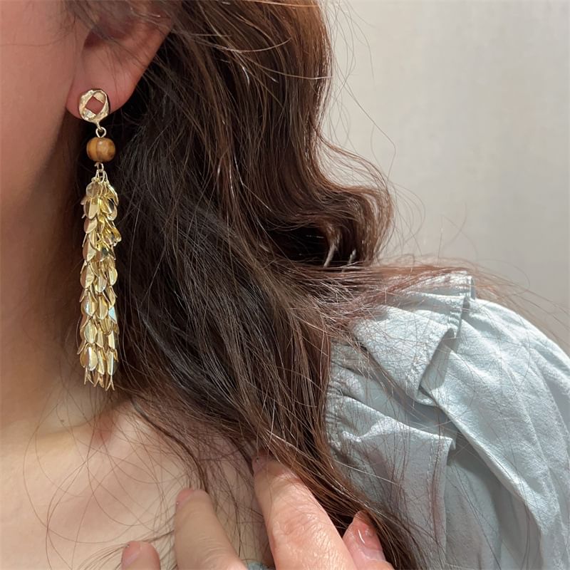 Wheat Chandelier Alloy Earring
