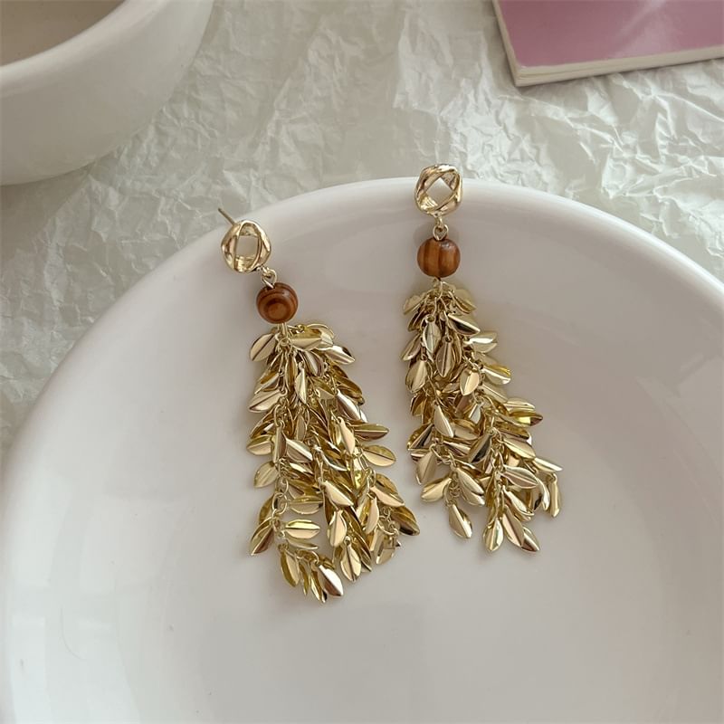 Wheat Chandelier Alloy Earring