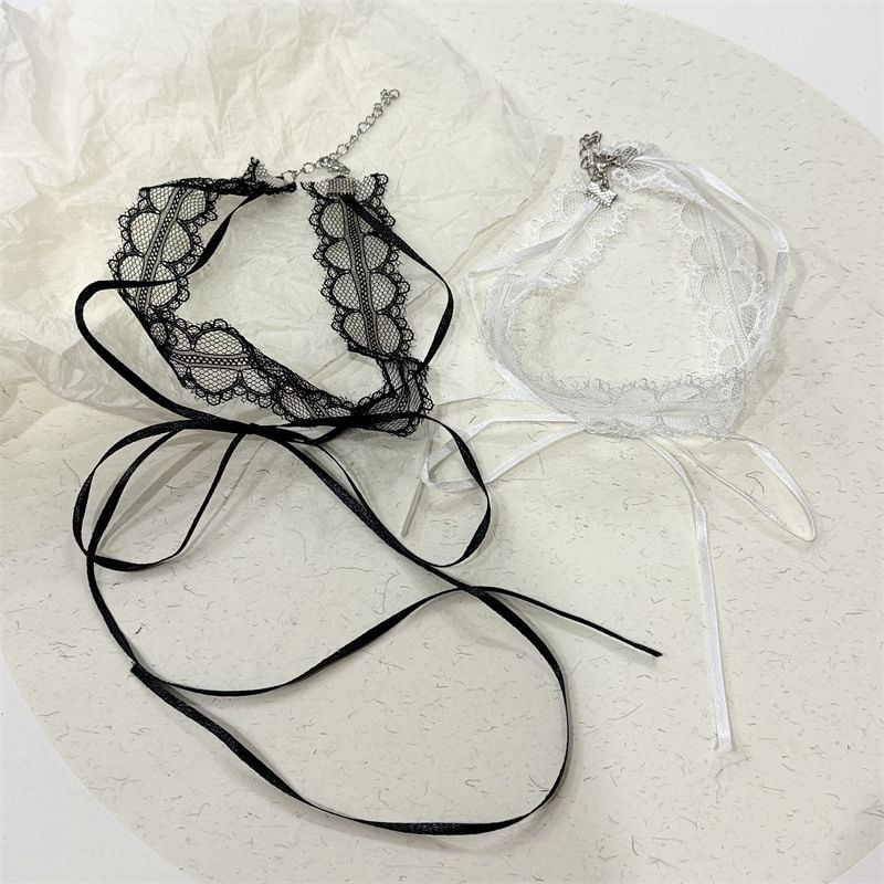Ribbon Choker Lace
