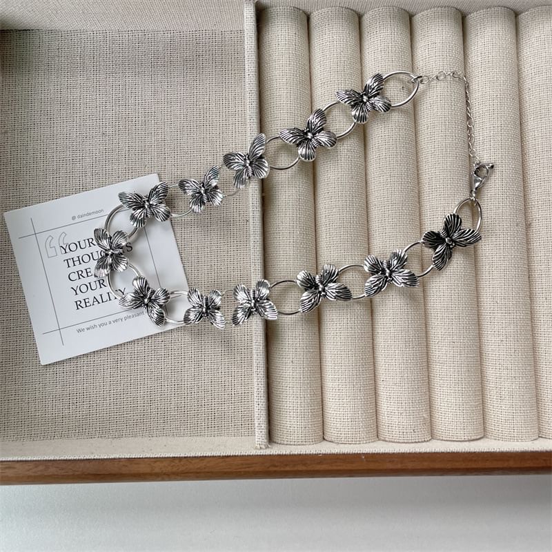 Chain Necklace Butterfly