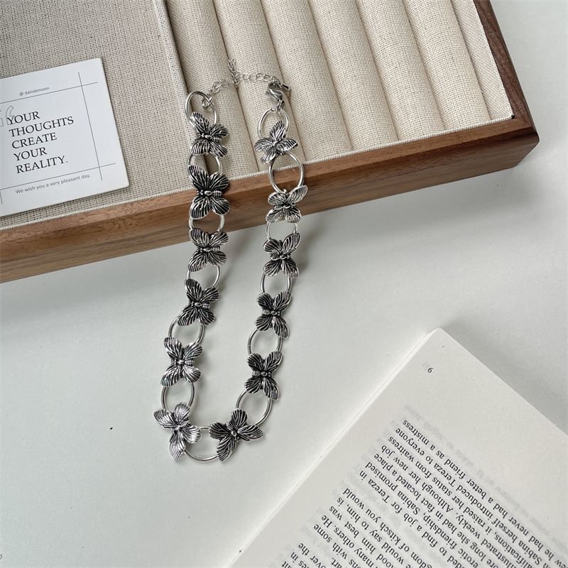 Chain Necklace Butterfly