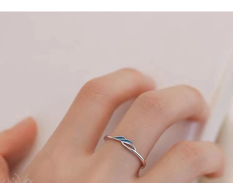 Wave Sterling Silver Open Ring