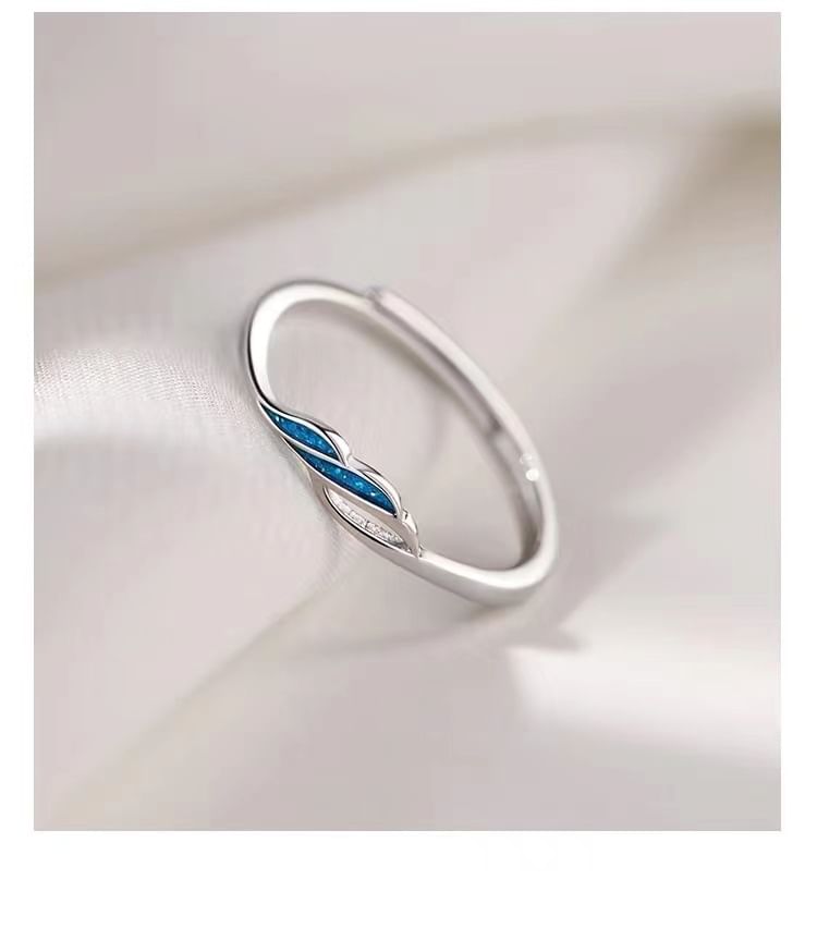 Wave Sterling Silver Open Ring