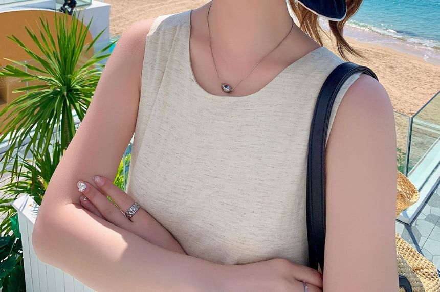 Panel Hat Ruched Bow Sun