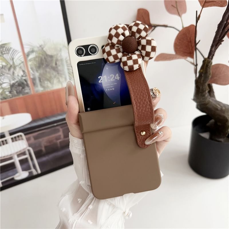 Checker Strap Phone Case