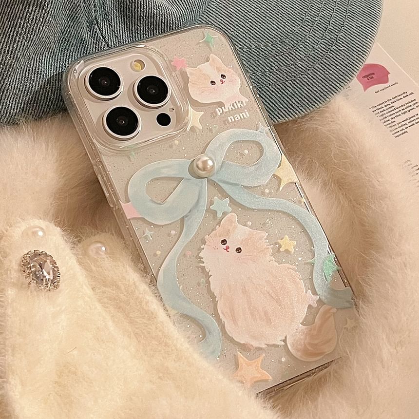 Ribbon Cat Phone Case