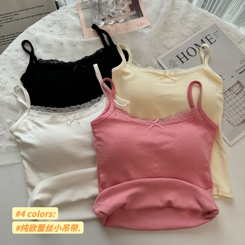 Padded Lace Camisole