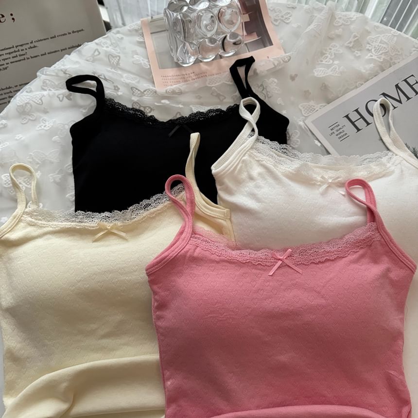 Padded Lace Camisole