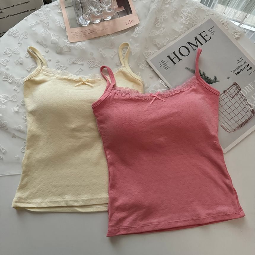 Padded Lace Camisole