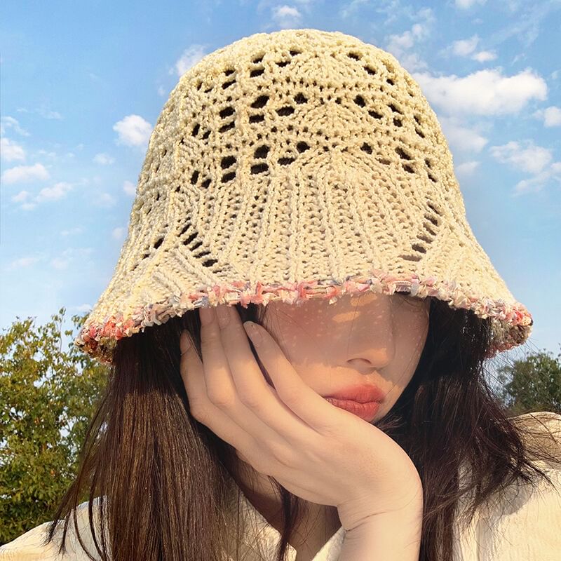 Fringed Straw Hat