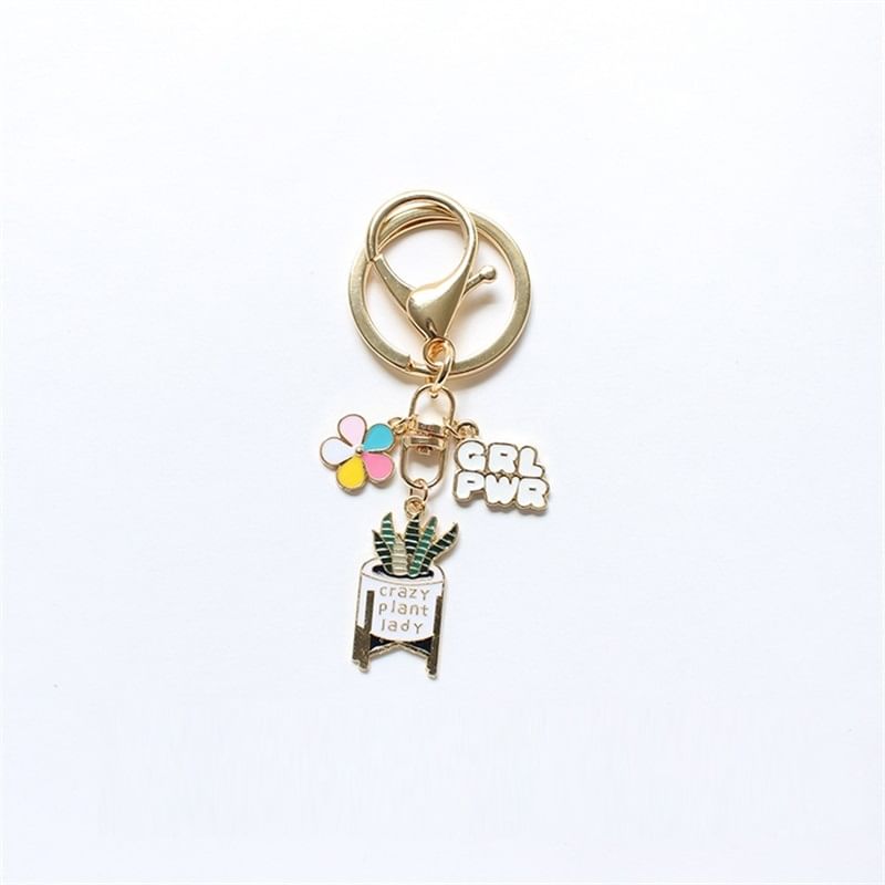 Potted Plants Bag Charm / Key Ring