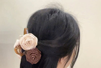 Rose Hair Claw / Orchid Hair Clip