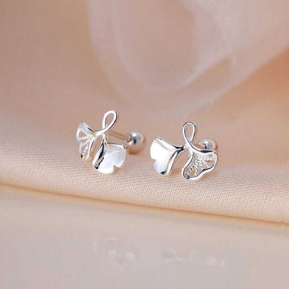 Leaf Alloy Stud Earring