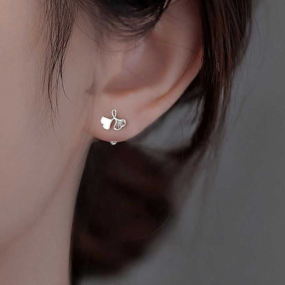 Leaf Alloy Stud Earring