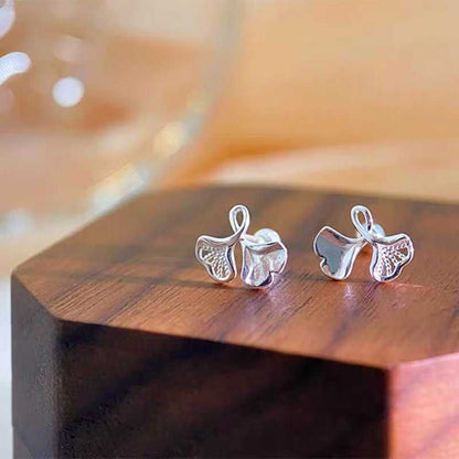 Leaf Alloy Stud Earring