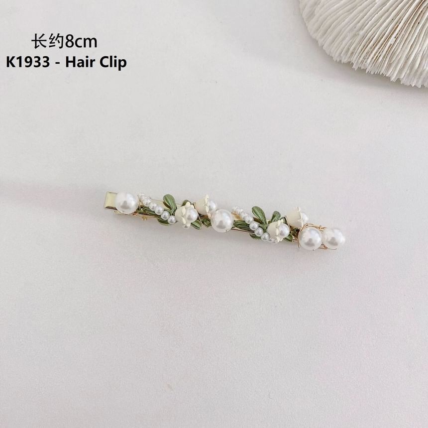 Flower Faux Pearl Hair Claw / Headband / Hair Clip / Necklace / Bracelet