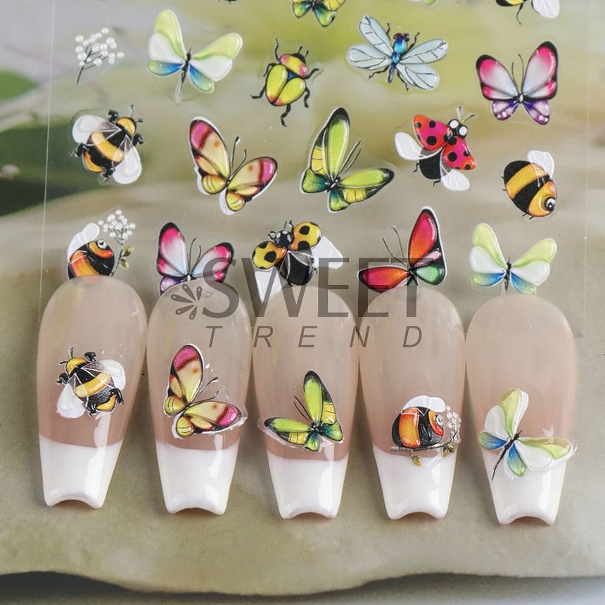 Butterfly Nail Art Stickers