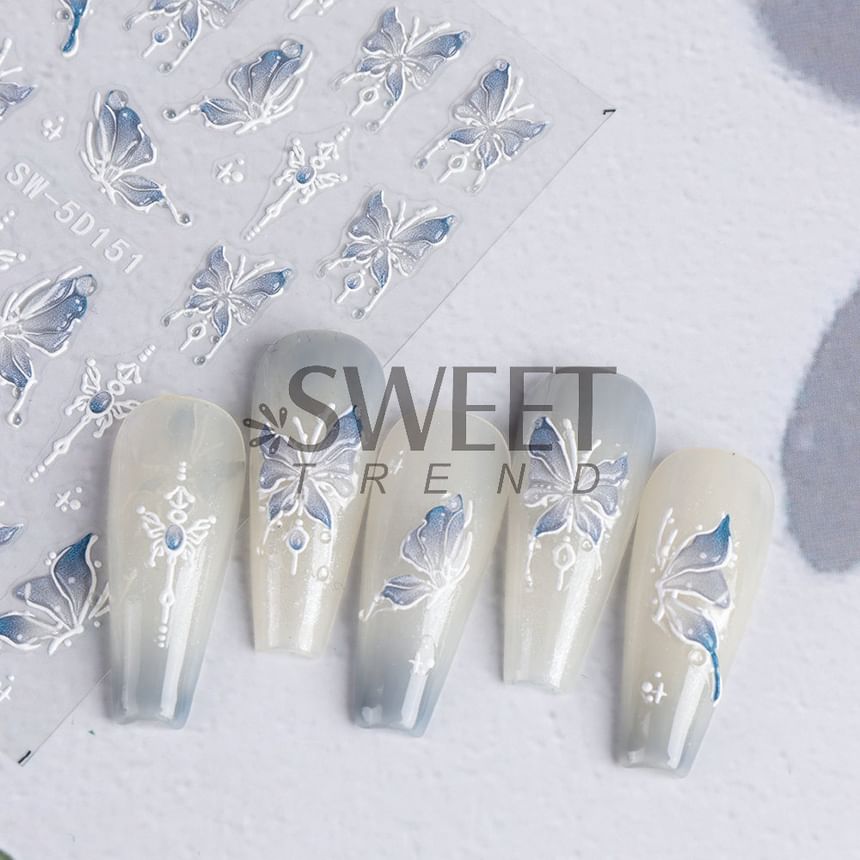 Butterfly Nail Art Stickers