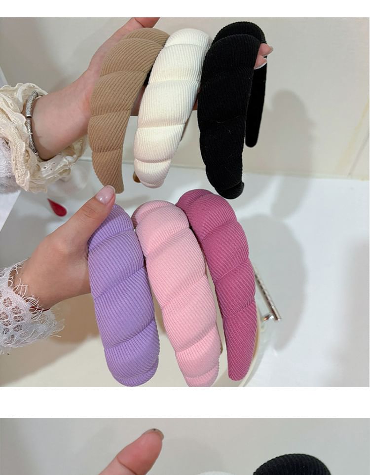 Plain Face Wash Hair Band Headband