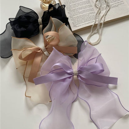 Ribbon Organza Hair Clip