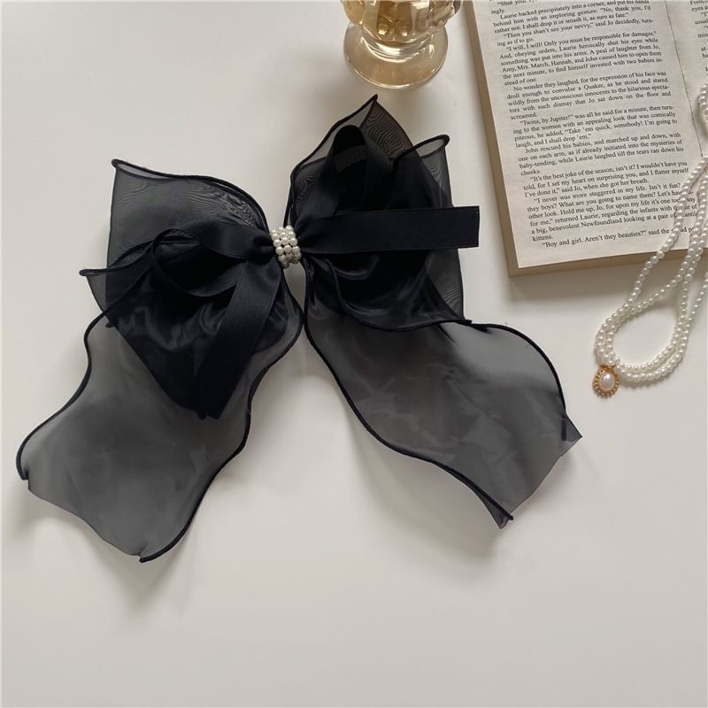 Ribbon Organza Hair Clip