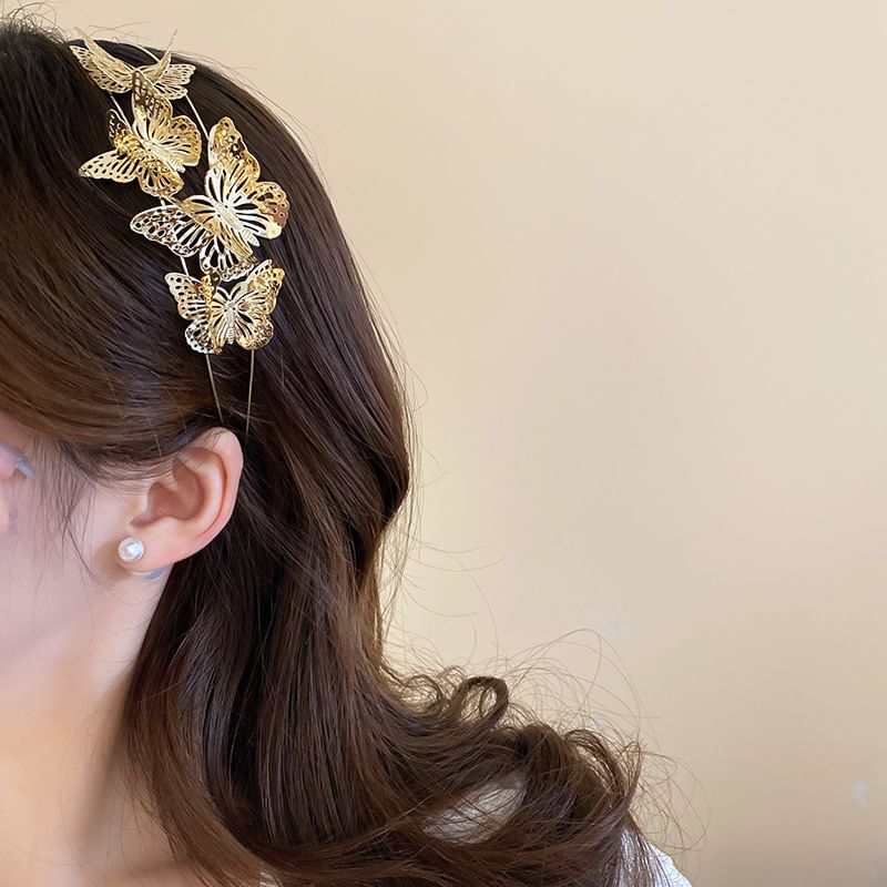 Butterfly Headband Alloy