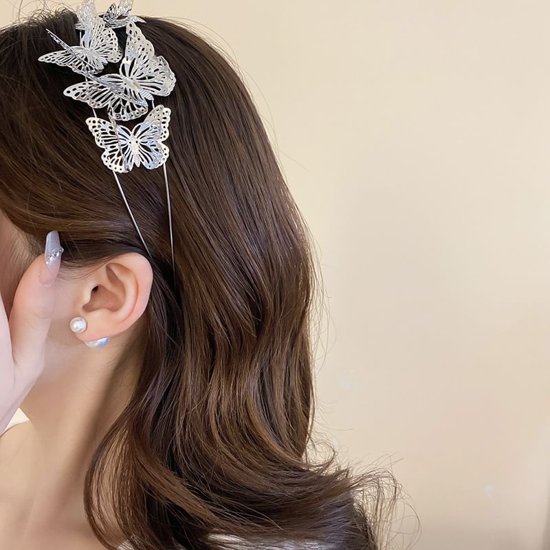 Butterfly Headband Alloy