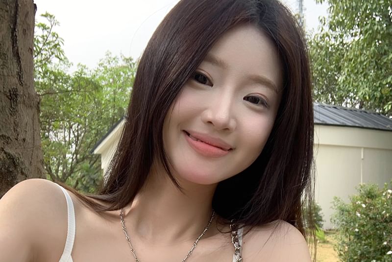 Cami Crop Top Printed