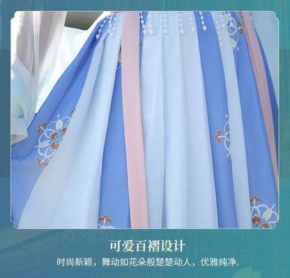 Traditional Chinese Floral Costume Set