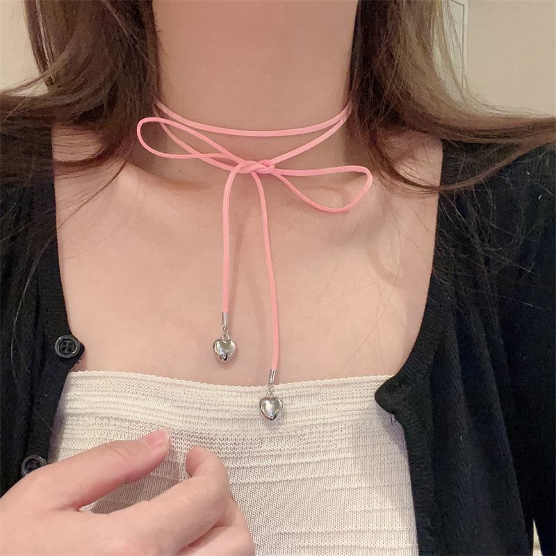 Choker Bow Heart