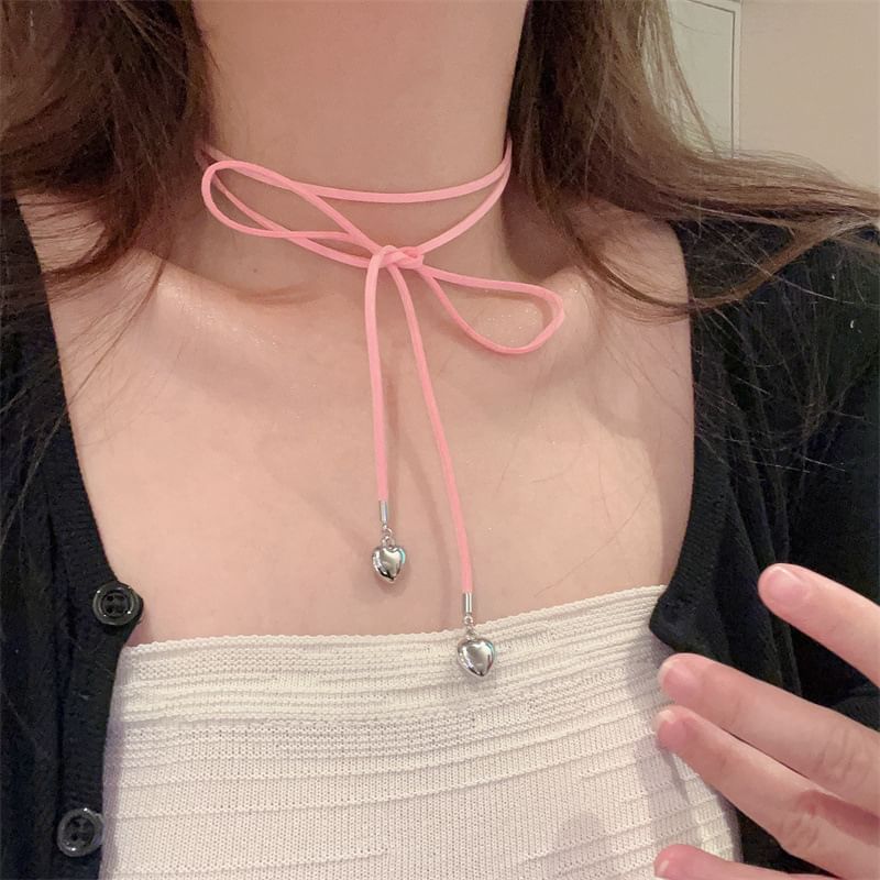 Choker Bow Heart