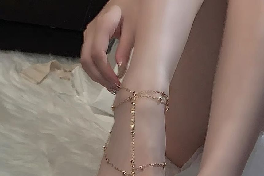 Beaded Toe Ring Anklet