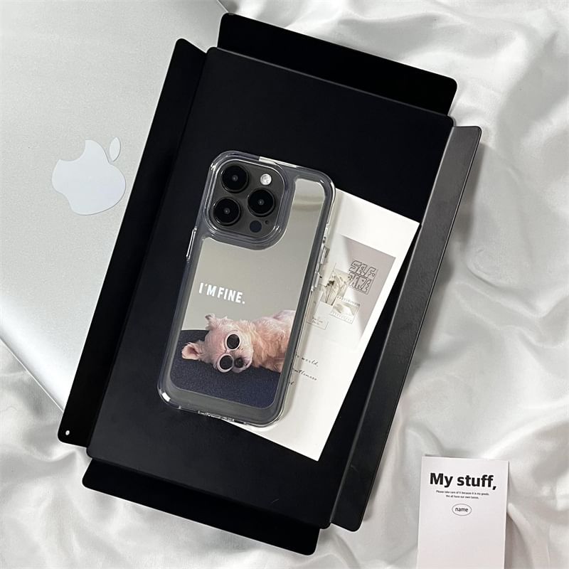Case Mirrored Dog Phone
