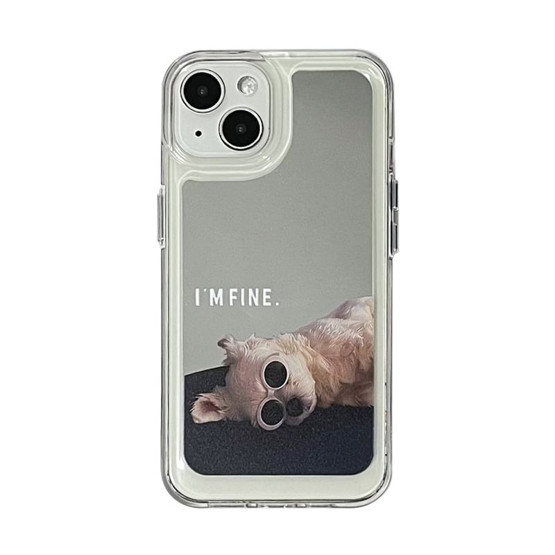 Case Mirrored Dog Phone