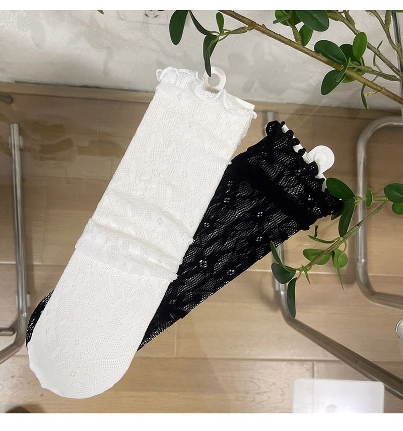 Lettuce Edge Lace Socks