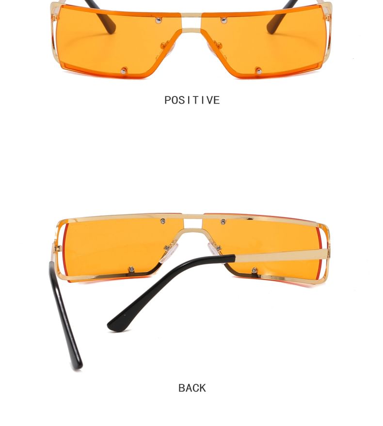 Frame Metallic Sunglasses