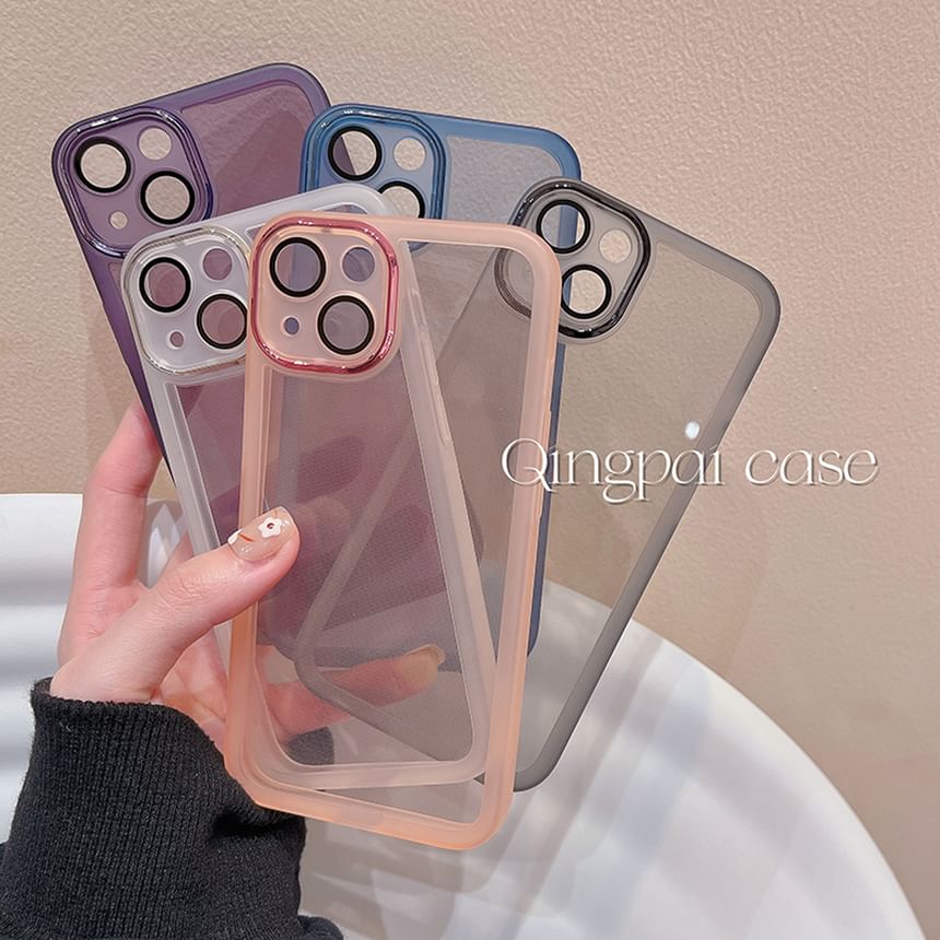 Transparent Phone Case - iPhone 15 Pro Max / 15 Pro / 15 Plus / 15 / 14 Pro Max / 14 Pro / 14 Plus / 14 / 13 Pro Max / 13 Pro / 13 / 13 mini / 12 Pro Max / 12 Pro / 12 / 12 mini / 11 Pro Max / 11 Pro / 11